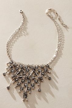 Add a stand-out touch to your necklace collection with this stunning piece featured in a timeless metal fabrication with triangle mesh detailing to add an effortlessly edgy finish to every 'fit. | For The Music Mesh Necklace by Free People in Silver Free People Necklace, Mesh Necklace, Necklace Collection, Metal Fabrication, Boho Clothing, Boho Outfits, Silver Necklaces, Womens Jewelry Necklace, Free People