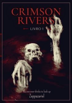 the cover to crimson rivers livro 1, with two hands reaching out towards each other