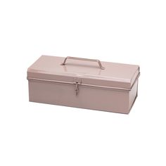 a pink box with handle on white background