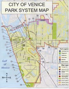 the city of venice park system map