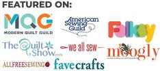 there are many different types of logos on this page, including the logo for american sewing guide