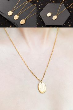 Jewelry Aesthetic: Enhance your style with this jewelry aesthetic piece. The handmade gold moon pendant necklace is a beautiful addition to any fashion-forward collection. Moon Pendant Necklace, Gold Moon, Handmade Gold