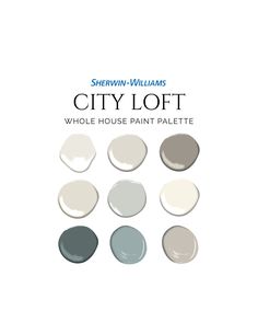 the beach house paint palette from sheryln williams's book, which is available in