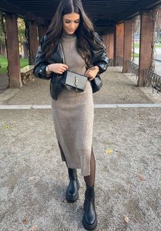 Skirt Combinations, Cardigan Outfit, Tan Cardigan, Looks Chic, Autumn Outfit, Outfit Inspo Fall