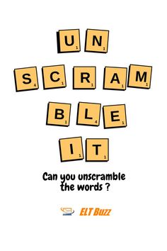 unscramble it book cover Vocabulary Homework, English Printables, Word Unscramble, Clothing School, Unscramble Words, Basic Vocabulary, Conversation Cards, Vocabulary Games, Teaching Life