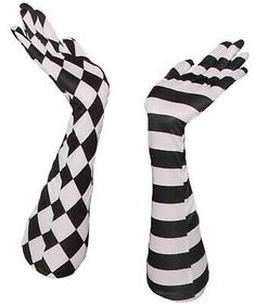 Harlequin Clown, Clown Clothes, Gloves Long, Court Jester, Aleister Crowley, Opera Gloves, Clown Costume, Amazon Shopping, Polyester Dress