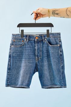 Luxury Garment Washed Men's Denim Jacket, Men’s Denim Shorts, The Jack, Jeans Denim, Denim Fashion, Latest News, Denim Jeans