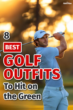 Stylish and versatile golf outfits that can transition from the course to everyday life are more practical than dressing solely for 18 holes. Here are eight of my top picks! Men’s Golfing Outfit, Golf Outfit Men, Golf Attire, Day To Day, Mens Fall, Mens Golf, To Day, Golf Outfit, My Favorites