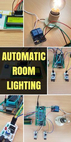 an automatic room light is shown with multiple pictures and instructions to make it look like something out of a book