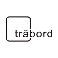 a black and white logo with the word trabrd