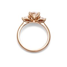 a rose cut diamond ring on a white background