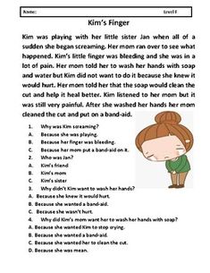 This product is designed to help kids who are reading at Guided Reading Level E become skilled at reading simple passages and answering text-based comprehension questionsLevel E 5 Short Stories with Questions HAMMERHEAD SHARKS (High Interest Read Addition)Great for Low Readers Short Story With Questions And Answer, Short Passages With Questions, Short Stories For Kids With Questions, English Short Stories With Questions, English Reading Short Stories, Moral Stories Life Lessons, Short Story With Questions, Dream Writing, Stories With Moral Lessons