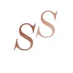 the word s is written in brown on a white background