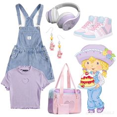 Strawberry Themed Outfit, Strawberry Shortcake Halloween Costume, Cute Colorful Outfits, Strawberry Shortcake Outfits, Strawberry Shortcake Costume, Kawaii Outfit Ideas, Space Outfit, Costumes For Teens, Character Inspired Outfits