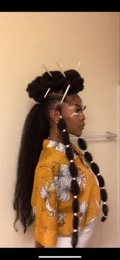 Natural Styles For Black Women Short, Traditional Black Hairstyles, Black Culture Hairstyles, Creative Afro Hairstyles, Creative Hair Styles For Black Women, 70 Hairstyles 1970s Black Women, Beautiful Black Hairstyles, Black Fairy Hairstyles, Afro Futuristic Hair