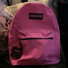 This Is A Brand New With Tags Puresport Backpack!!! It’s Pink Colored..Large Main Compartment With A Zipper Closure & Pocket On The Front Also With A Zipper Closure!! Has Padded Straps With Mesh Covering!! Really Nice Secure Backpack!! Condition Is New With The Tags..Please Refer To The Pics Dark Pink Backpack, Pink Large Capacity Sporty Backpack, Pink Jansport Backpacks, Pink School Bags, Pink Bookbag, Pink Backpacks, Adidas Duffle Bag, Pretty School Supplies, School Preparation