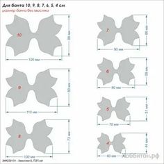 the size and measurements of an applique pattern for a wall hanging or table top