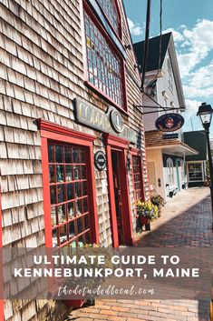 downtown Kennebunkport Maine Kennebunkport, Manchester Maine, Things To Do In Kennebunkport Maine, Kennebunkport Maine Things To Do, Maine Trip Itinerary, Kennebunkport Maine Fall, Fryeburg Maine, Best Maine Coastal Towns, Maine Aesthetic