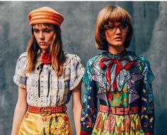 Gucci spring/summer 2016 Neon Moodboard, Layering Street Style, Κούρεμα Bob, Gucci Collection, Tommy Ton, Gucci Spring, Campaign Fashion, Gucci Vintage, Fashion 2016