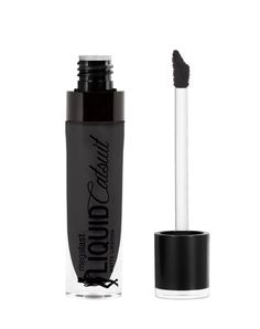 Goes on glossy yet transforms into a high - pigmented matte finish with some serious staying power. Add extra flare with these bold Fantasy Makers edition shades! Goth Makeup Products, Wet N Wild Liquid Catsuit, Widows Peak, Lip Color Makeup, Widow's Peak, Makeup Stuff, Dope Makeup, Top Makeup Products, Gothic Makeup