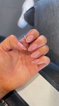 Light Pink Gel Nails, Biab Nail, Biab Nails, Pink Gel Nails, Light Pink Nails, Formal Nails, Pink Gel, Minimal Nails