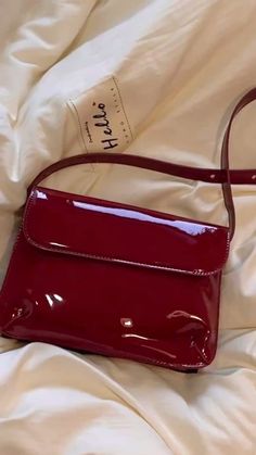 ♥️🍓🍒 Fancy Bags, Pretty Bags, Mode Inspo, Red Aesthetic, Cute Bags, A Bag, Fashion Bags, Fashion Inspo