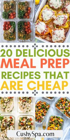 20 delicious meal prep recipes that are cheap