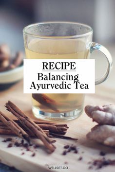 Balance your Vata Dosha with this soothing, warming Ayurvedic tea recipe for stress and sleep. Ayurveda Routine, Ayurvedic Food, Ayurvedic Tea, Vata Dosha, Ginger Drink, Turmeric Health, Ayurvedic Recipes, Ginger And Cinnamon, Wellness Trends