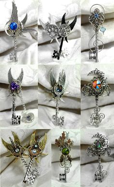 Trans Fats, Fantasy Drawings, Lace Tattoo, Steampunk Cosplay, Kawaii Jewelry, Fairy Book, Key Necklace