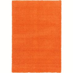 an orange rug on a white background