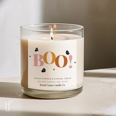 Cute Halloween Candle Label Canva Template | Rainbow Pastel - Trendy Fox Studio Candle Labels Ideas, Diy Candle Labels, Candle Packaging Design, Candle Labels Design, Candle Label Template, Candle Quotes, Halloween Labels, Easy Candles, Candle Branding