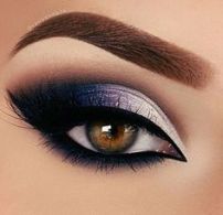 Navy Blue Makeup, Wedding Makeup Blue, Dramatic Eye Makeup, Dramatic Eyes, Makeup Tips For Beginners