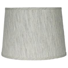 a white lamp shade on a white background