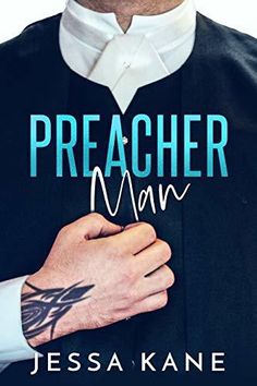 a man in a priest's robes is holding his hands on his chest and the words preacher man