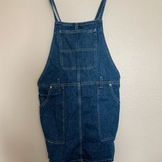 Denim Overall Dress Nwt From Forever 21. Forever 21 Overall Dress, Denim Overall Dress, Overall Dress, Forever 21 Dresses, 21 Dresses, Denim Dress, Blue Black, Colorful Dresses, Forever 21