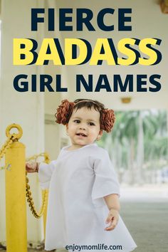 Naming your little girl is no meant feat. If you are looking for badass girl names, here are some that will inspire her to be be a go-getter in life|babynames |namesforgirls|badassgirlnames Badass Girl Names, Strong Girl Names, Gaelic Names, Badass Names