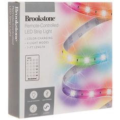 the brookstone remote controlled led strip light