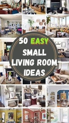 small living room ideas that are easy to do with the family and friends in their home