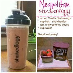 a collage of photos showing the ingredients for a smoothie and ice cream shake