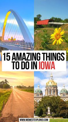 15 Amazing Things to do in Iowa South Dakota Travel, Interesting Things To Do, Road Trip Places, Ohio Travel, Kids Things To Do, Ultimate Bucket List