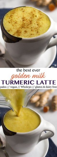 the best ever golden milk turmeric latte