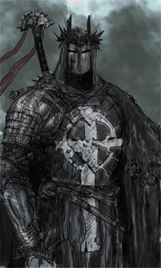 Dark Crusader Art, Black Prior For Honor Art, Lords Of The Fallen Art, Black Knight Fantasy Art, Armor Dark Souls, The Lords Of The Fallen, Zombie Knight, Dark Souls Knight, Dread Knight