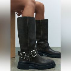 Limited Time Sale New With Tag Size 10/41 No Measurements Price Is Firm 3065/210 Real Life Photos, Denim Knee High Boots, Blue Ankle Boots, White Leather Ankle Boots, Black Pointed Toe Heels, Kitten Heel Ankle Boots, Black Knee Boots, Suede Cowboy Boots, Mid Heel Boots