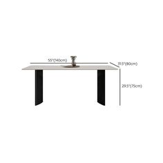 a table with a cross on it and measurements