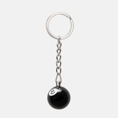 - Brand New / Deadstock - Stussy - 8 Ball Keychain Color: Black One Size Style# 138767 100% Authentic Stussy Merchandise Guaranteed. Stussy Keychain, 8 Ball Keychain, Stussy 8 Ball, Keychain Black, 8 Ball, Key Card Holder, Men's Accessories, Ball Chain, Card Holders