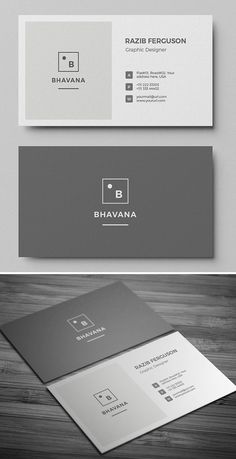 the business card is designed to be clean and simple