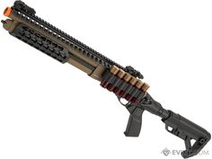 Echo 1 Scattergun Gas Powered Pump Action Airsoft Shotgun (Model: SPX2 / Tan), Airsoft Guns, Airsoft Shotguns - Evike.com Airsoft Superstore Pump Action, Apocalypse Survival, Too Long, Just Go, High Quality