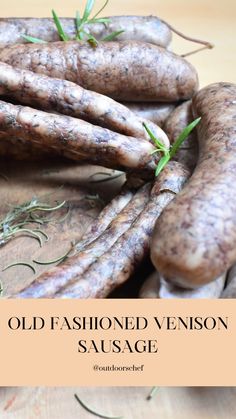 Venison Italian Sausage, Venison Sausage Recipe, Guisada Recipe, Venison Sausage Recipes, Venison Sausage, Classic Old Fashioned