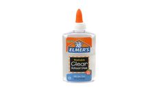 an orange and white bottle of cleaner on a white background with the words, clean school grade