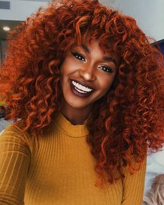 Dark Ginger Hair Color, Dark Ginger Hair, Ginger Hair Dyed, Dark Ginger, Dark Hair Dye, Hair Muse, Ginger Red, Curly Lace Wig